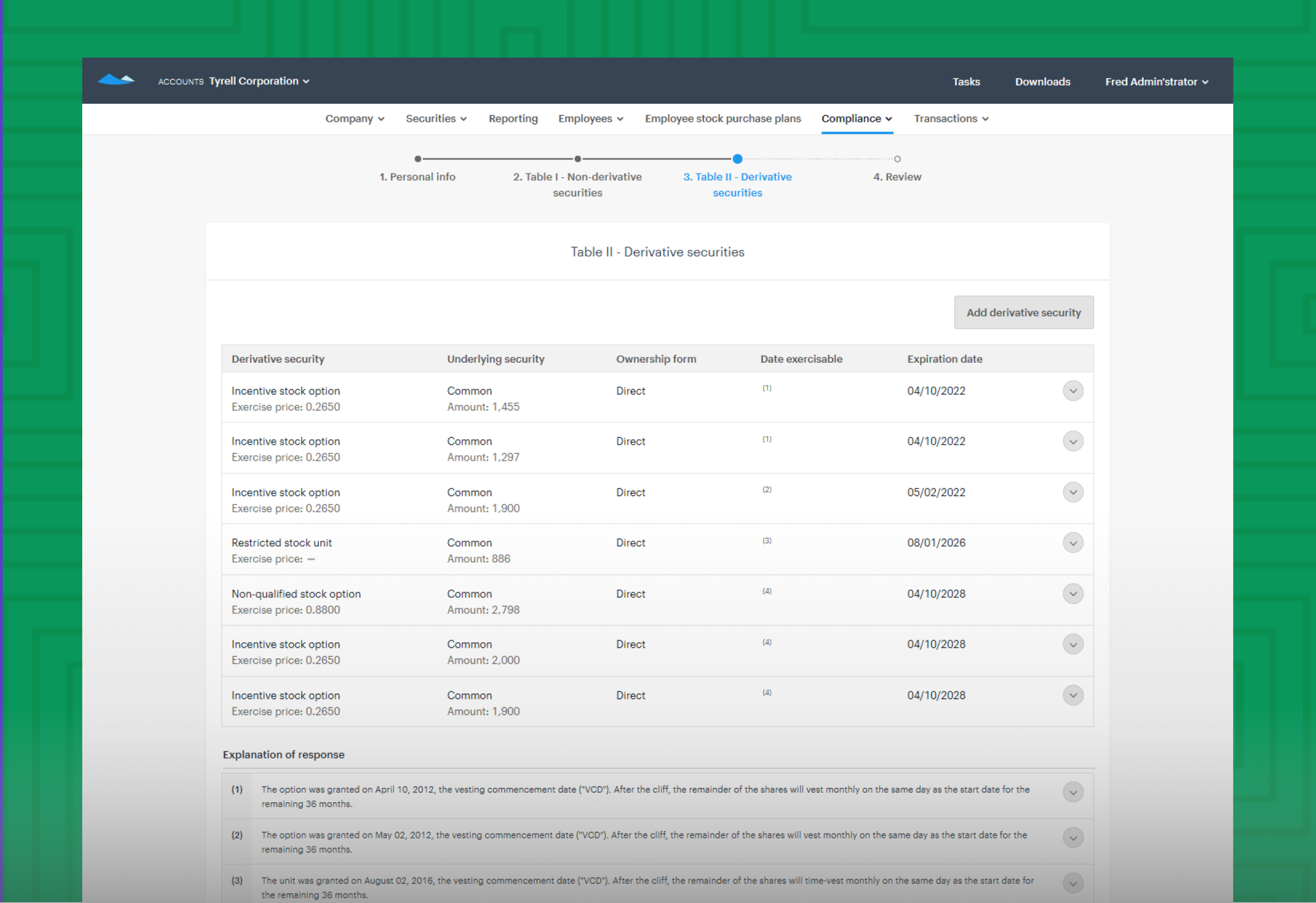 SEC Forms screenshot